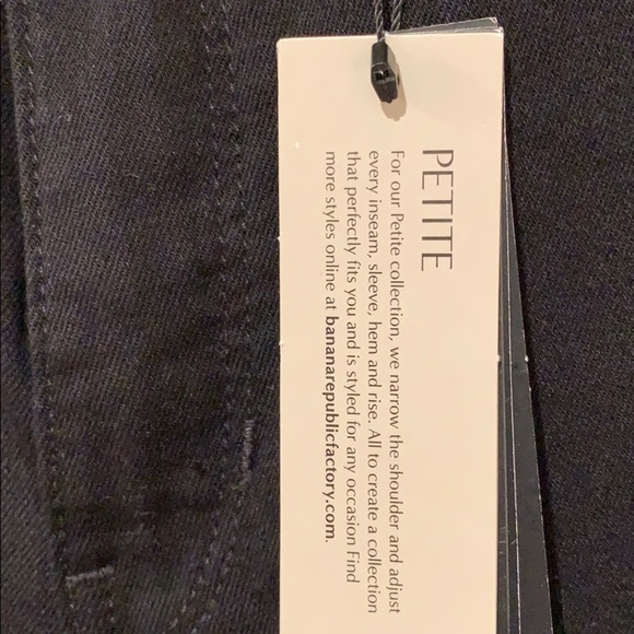 🆕 Banana Republic Black Petite Jeans - Women’s Size 27P / 4P - Picture 8 of 9